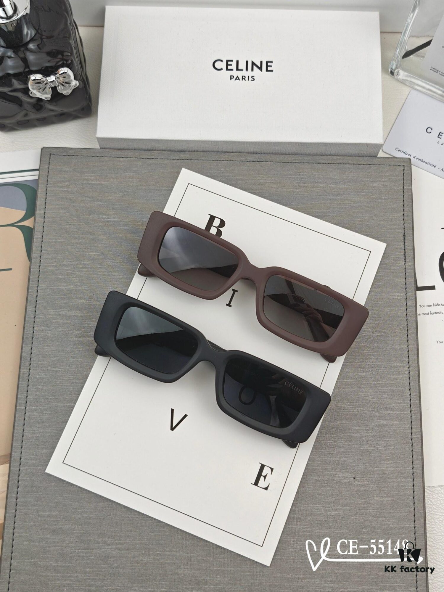 CELINE France - Polarized TR90 Sunglasses with POLAROID Lens, Lightweight Comfortable Frame, Style 55148