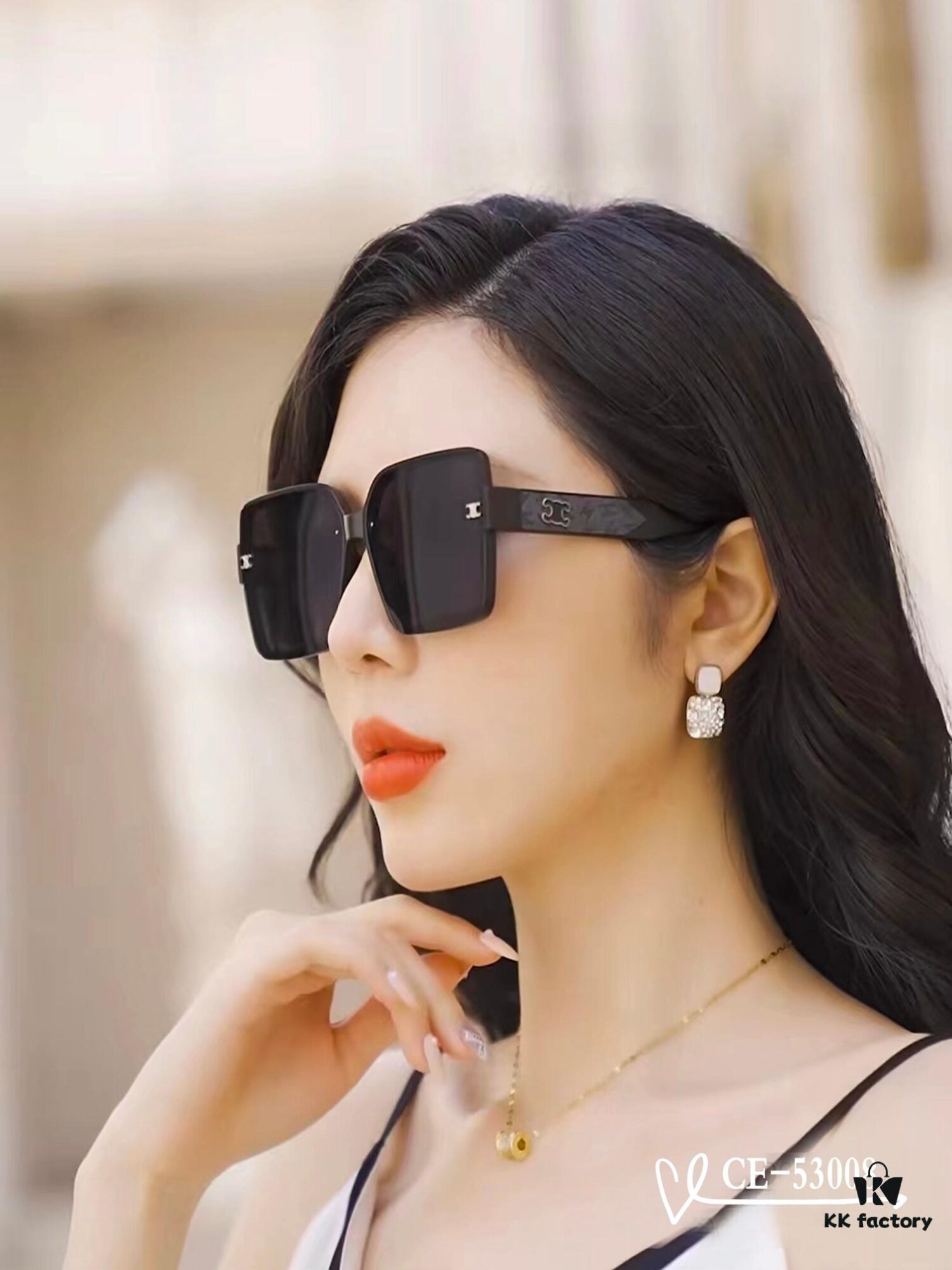 6931faa63a89a121ed54b87b CELINE France TR90 Lightweight Sunglasses with Polarized Lenses, Stylish and Comfortable Unisex Eyewear for Travel and Driving