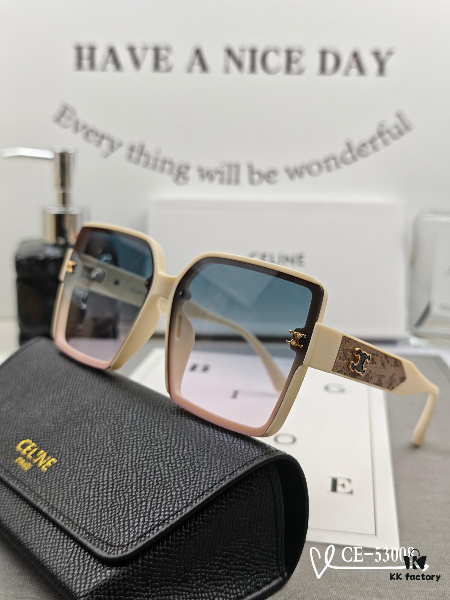 6931faa63a89a121ed54b880 CELINE France TR90 Lightweight Sunglasses with Polarized Lenses, Stylish and Comfortable Unisex Eyewear for Travel and Driving