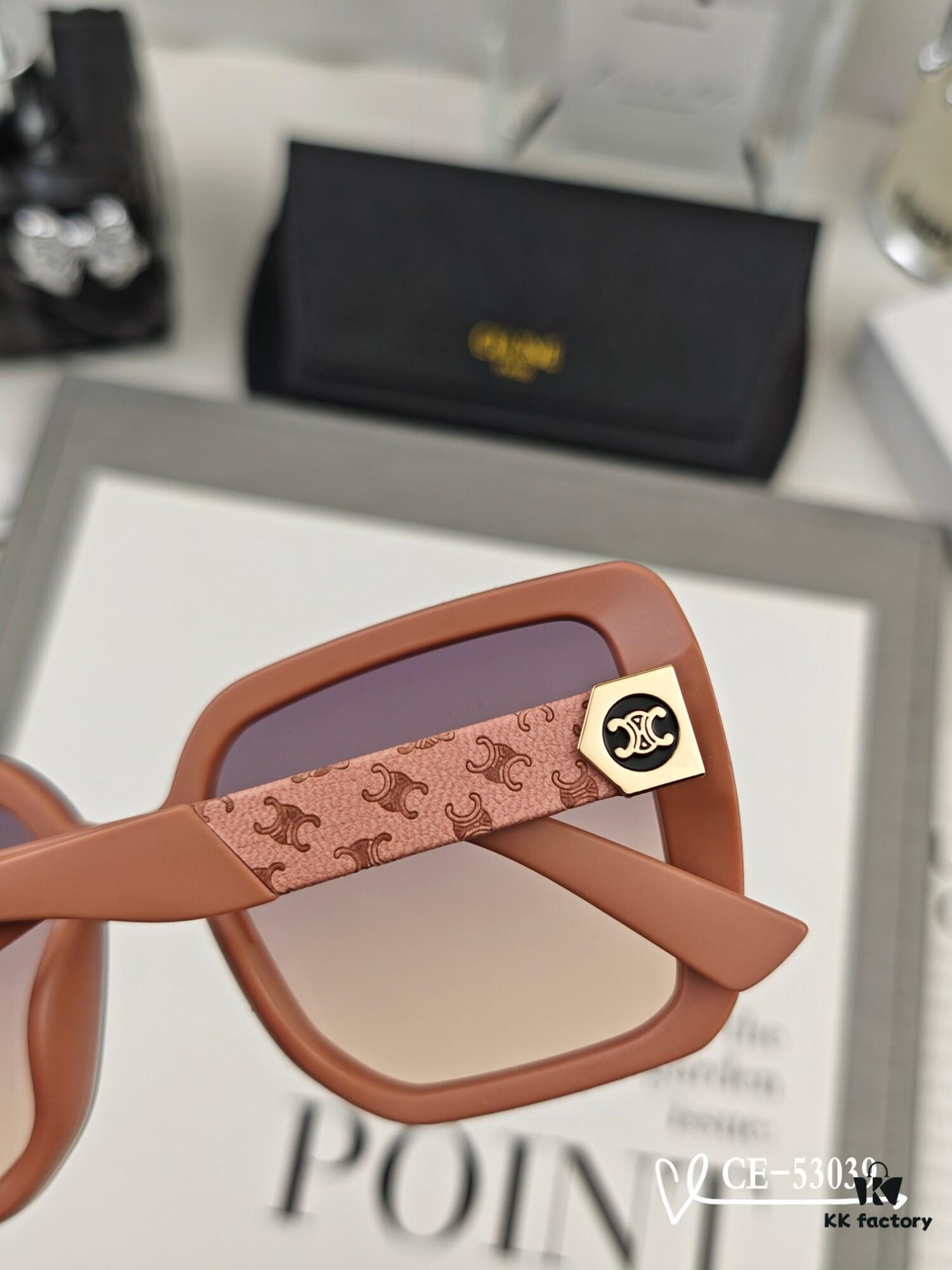 6931faaf3a89a121ed54b895 CELINE France TR90 Lightweight Sunglasses with Polarized Lenses, Model 53039