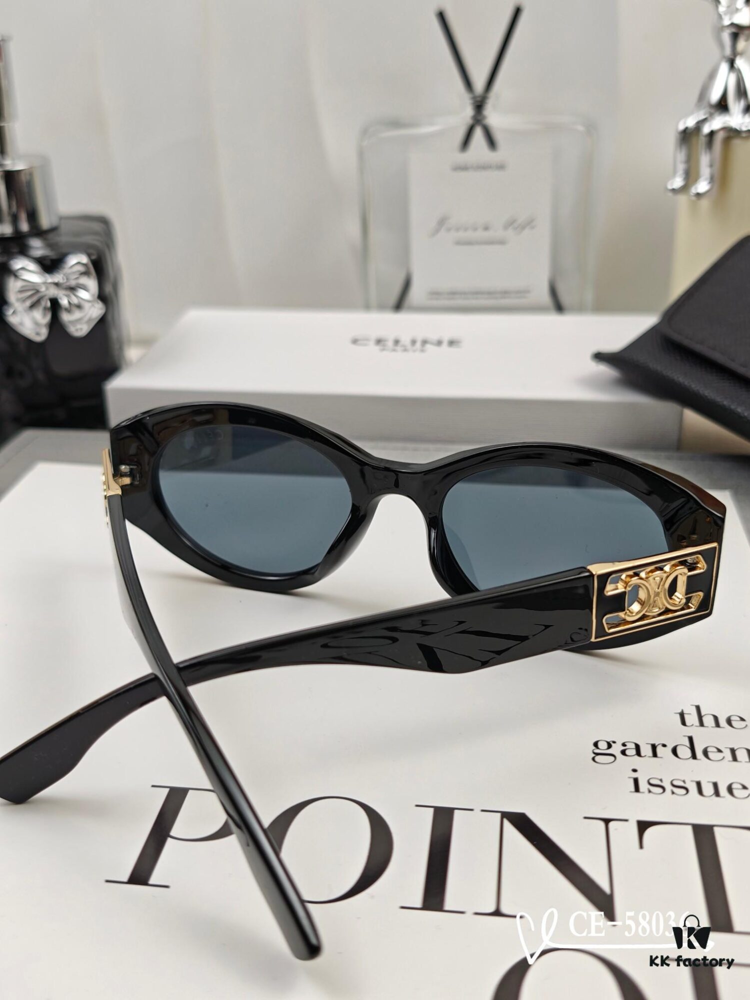 6931faaf3a89a121ed54b89e CELINE France TR90 Lightweight Sunglasses with Polarized Lenses, Model 58036