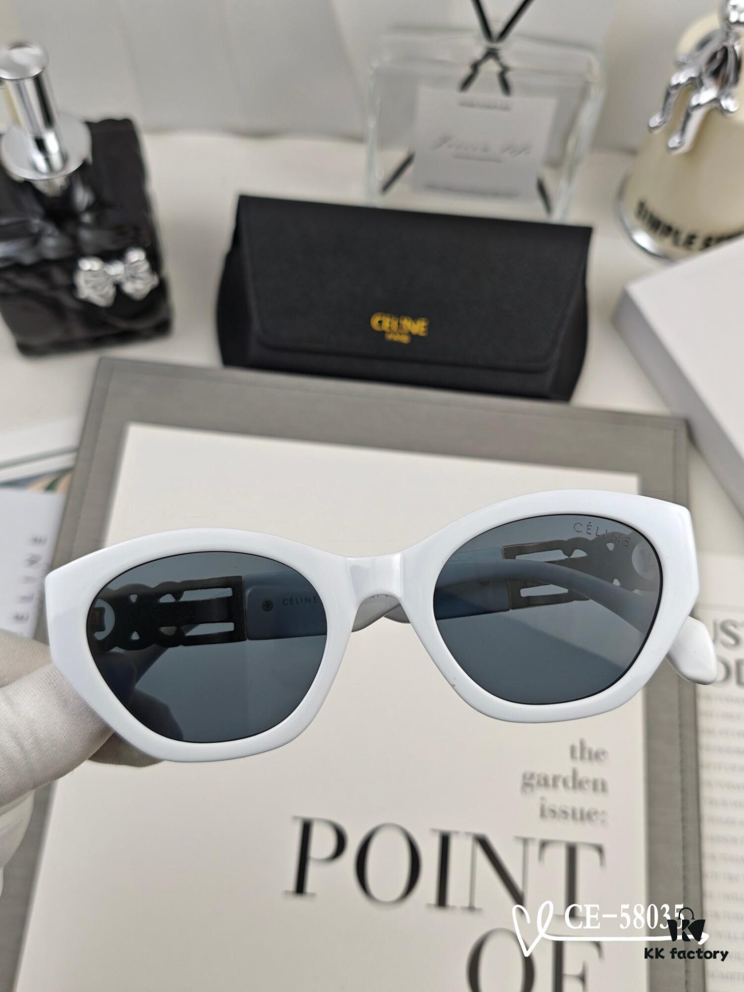 6931fab13a89a121ed54b8ae CELINE France TR90 Lightweight Sunglasses with Polarized Lenses, Model 58035