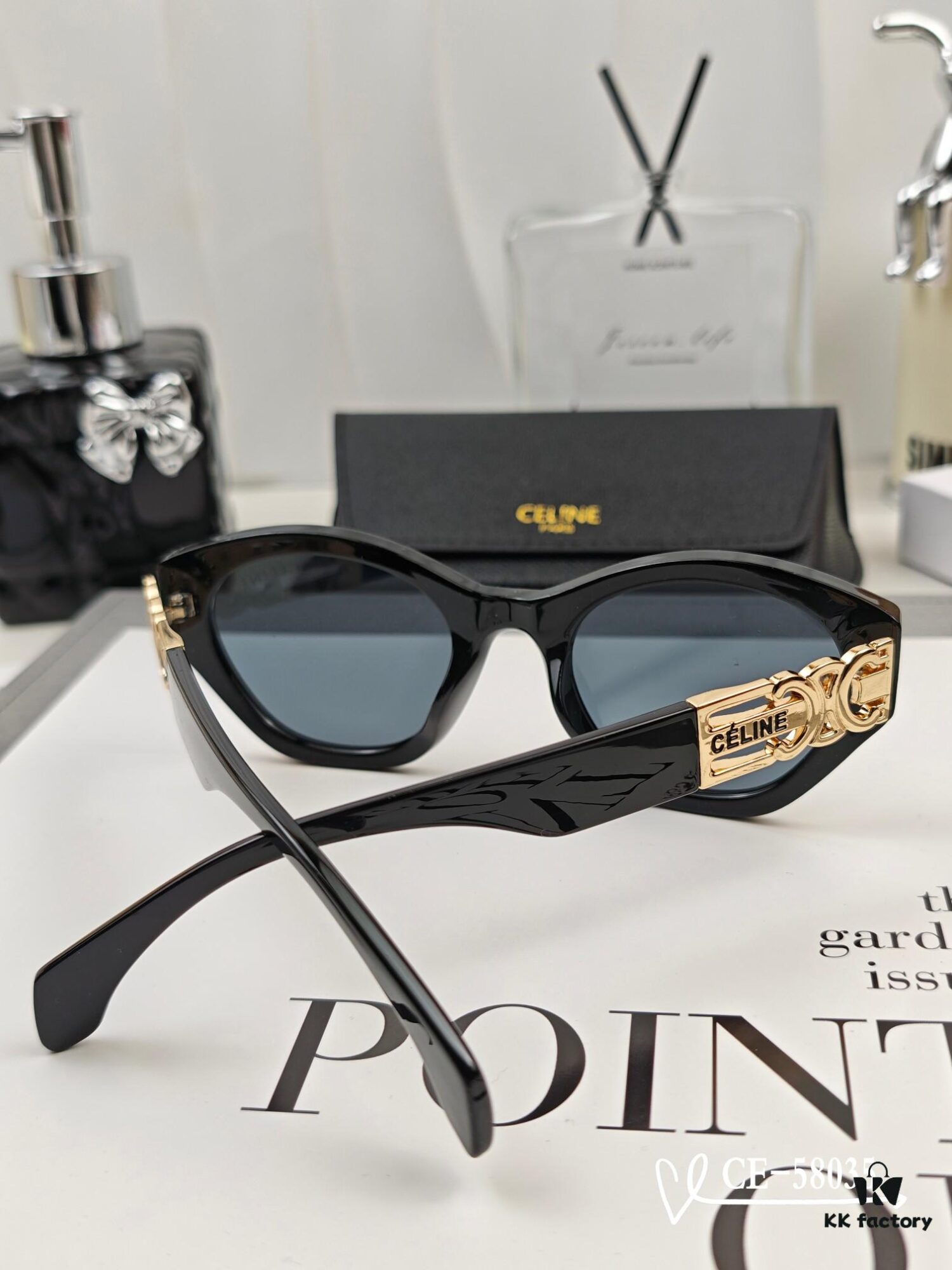 6931fab13a89a121ed54b8b0 CELINE France TR90 Lightweight Sunglasses with Polarized Lenses, Model 58035