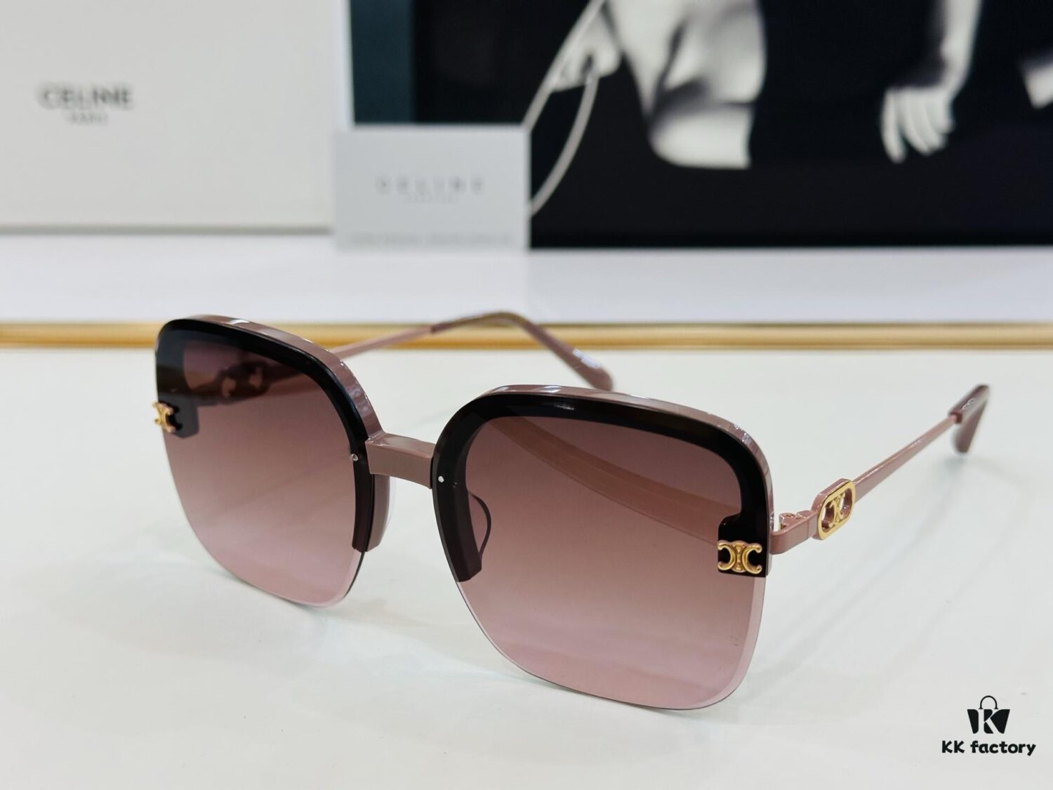 6931faba3a89a121ed54b8ea CELINE CL40251 Sunglasses, Size 60□14-145, Popular Unisex Style with Excellent Shine and Premium Texture, High-Quality Craftsmanship