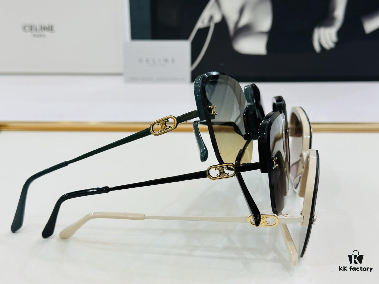 6931faba3a89a121ed54b8ed CELINE CL40251 Sunglasses, Size 60□14-145, Popular Unisex Style with Excellent Shine and Premium Texture, High-Quality Craftsmanship