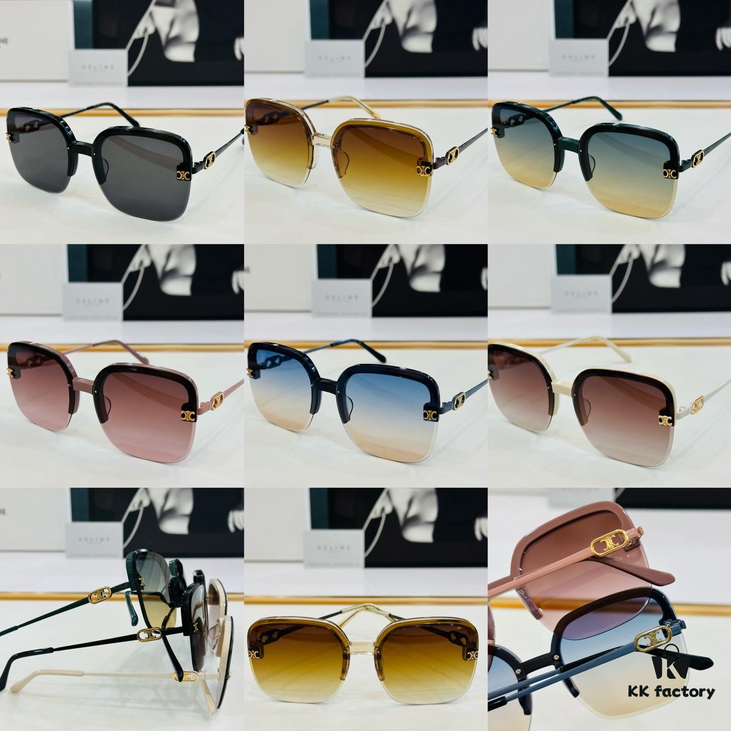 6931faba3a89a121ed54b8ef CELINE CL40251 Sunglasses, Size 60□14-145, Popular Unisex Style with Excellent Shine and Premium Texture, High-Quality Craftsmanship