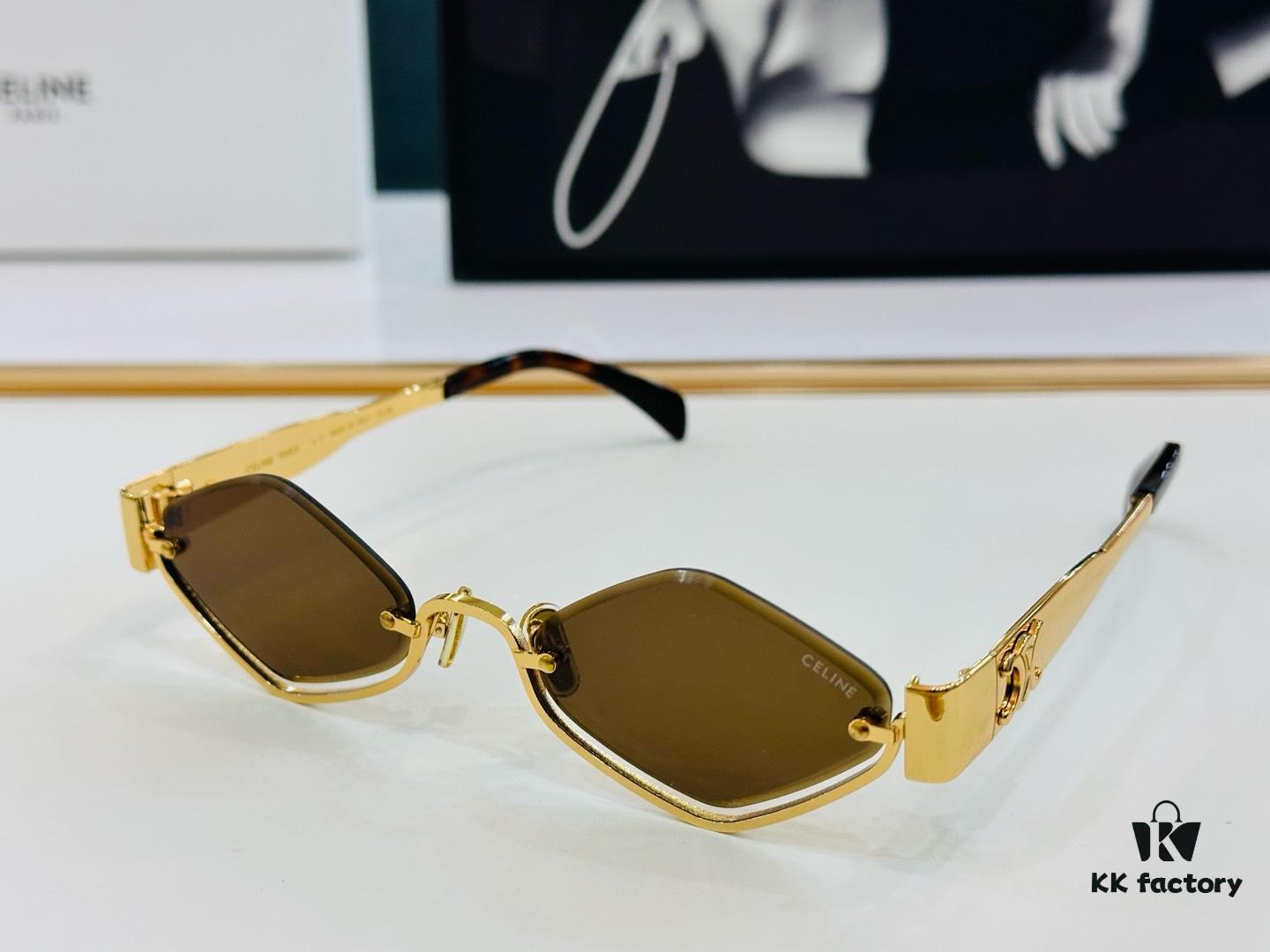 CELINE CL42117U Size: 53□14-145, Consistently Popular Style, European and American Fashion, Excellent Gloss, Strong Texture, Superior Craftsmanship, Sunglasses