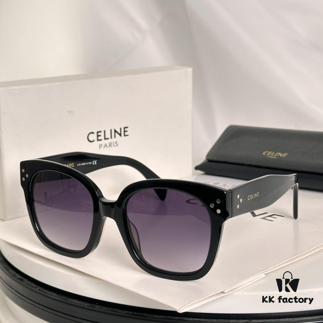 6931fabd3a89a121ed54b912 Timeless Classic High-Quality CELINE CL4002UN Two-Tone Acetate Sunglasses with Strong Dimensional Effect, Italian Imported Frame Material, High-Definition Lenses, Stylish and Versatile Design