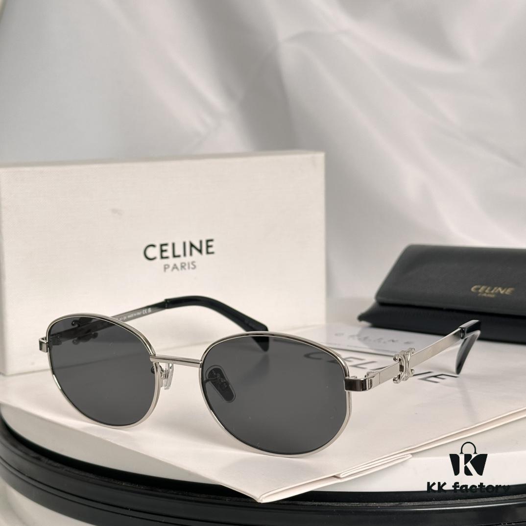 6931fabd3a89a121ed54b916 Minimalist Triumph Arch Frame ‼️ Subtle Luxury, Brand Not Prominent ✈️ Celine* CL40069U SIZE: 57-21-140 ✔️ Eyeglasses Sunglasses
