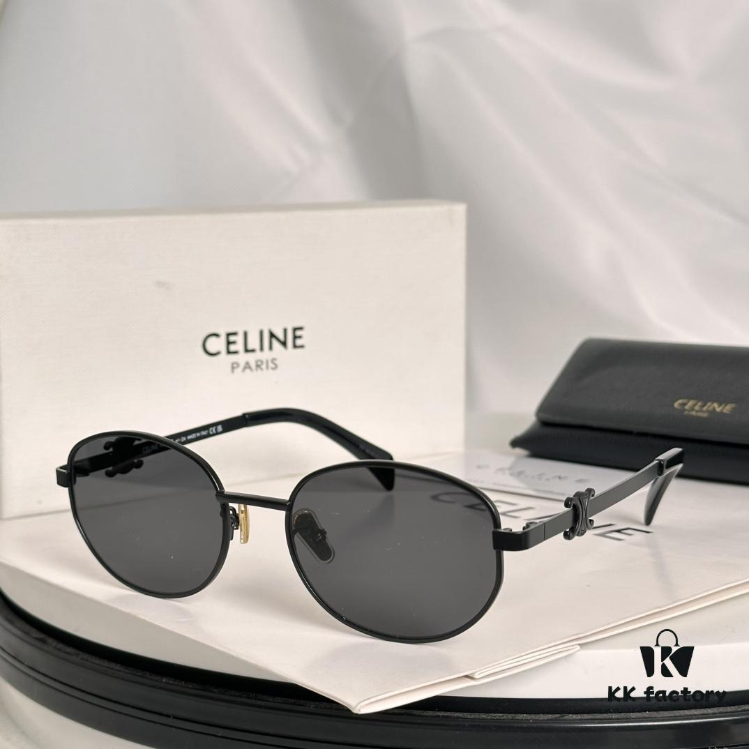 6931fabd3a89a121ed54b918 Minimalist Triumph Arch Frame ‼️ Subtle Luxury, Brand Not Prominent ✈️ Celine* CL40069U SIZE: 57-21-140 ✔️ Eyeglasses Sunglasses