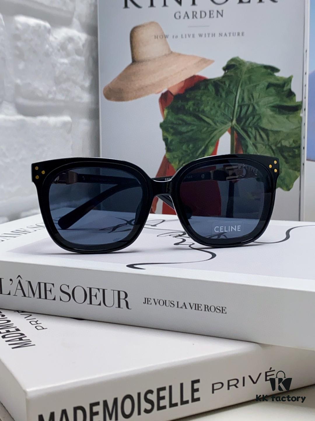 Celine 2024 New Fashion Retro Arc de Triomphe Sunglasses, Classic Unisex Sun Glasses for Outdoor Driving and UV Protection
