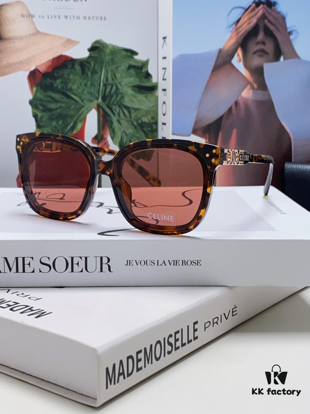 6931facc3a89a121ed54b95c Celine 2024 New Fashion Retro Arc de Triomphe Sunglasses, Classic Unisex Sun Glasses for Outdoor Driving and UV Protection