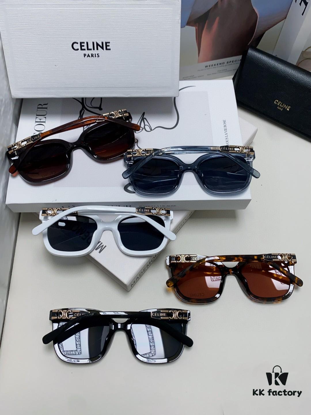 6931facd3a89a121ed54b964 Celine 2024 New Fashion Retro Arc de Triomphe Sunglasses, Classic Unisex Sun Glasses for Outdoor Driving and UV Protection
