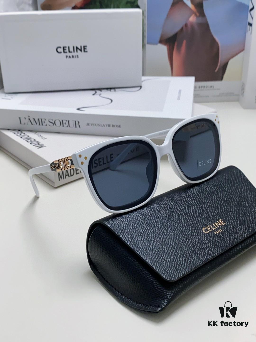 6931face3a89a121ed54b96d Celine 2024 New Fashion Retro Triumph Arch Sunglasses, Classic Unisex Sun Glasses for Outdoor Driving and UV Protection