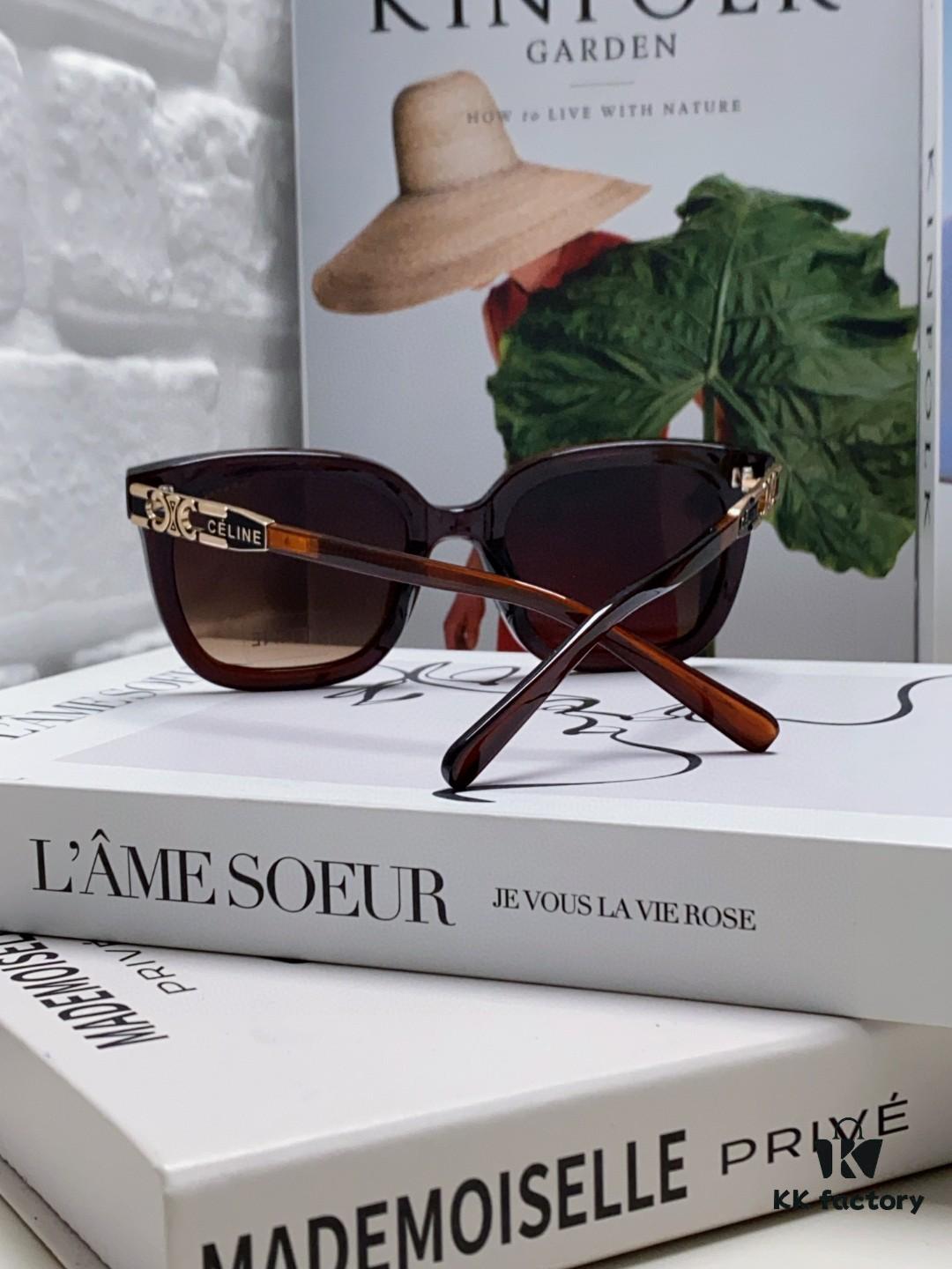 6931facf3a89a121ed54b97c Celine 2024 New Fashion Retro Arc de Triomphe Sunglasses, Classic Unisex Sun Glasses for Outdoor and Driving