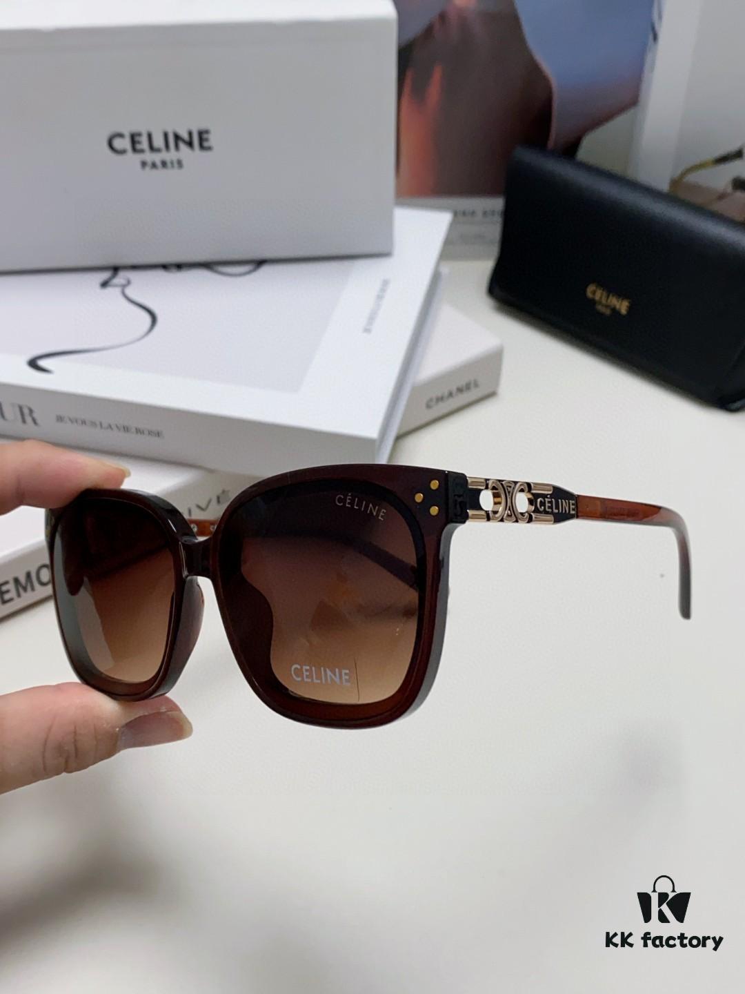 6931facf3a89a121ed54b97f Celine 2024 New Fashion Retro Arc de Triomphe Sunglasses, Classic Unisex Sun Glasses for Outdoor and Driving
