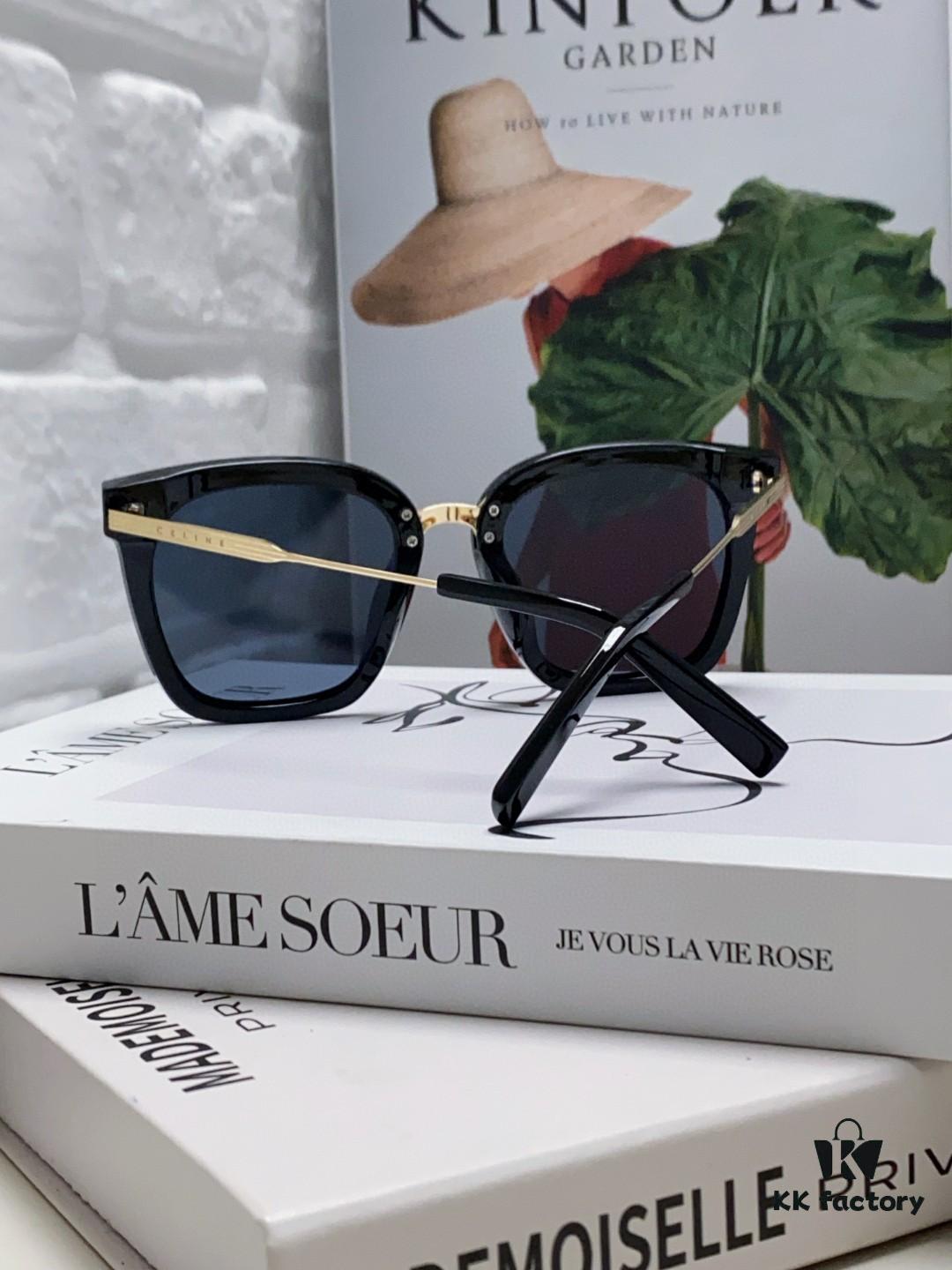 6931fad03a89a121ed54b987 Celine Women's UV-Protective Sunglasses, Anti-Glare, Slimming Design for Driving and Street Photography, Fashionable Ins Style Sun Glasses, Popular on Xiaohongshu
