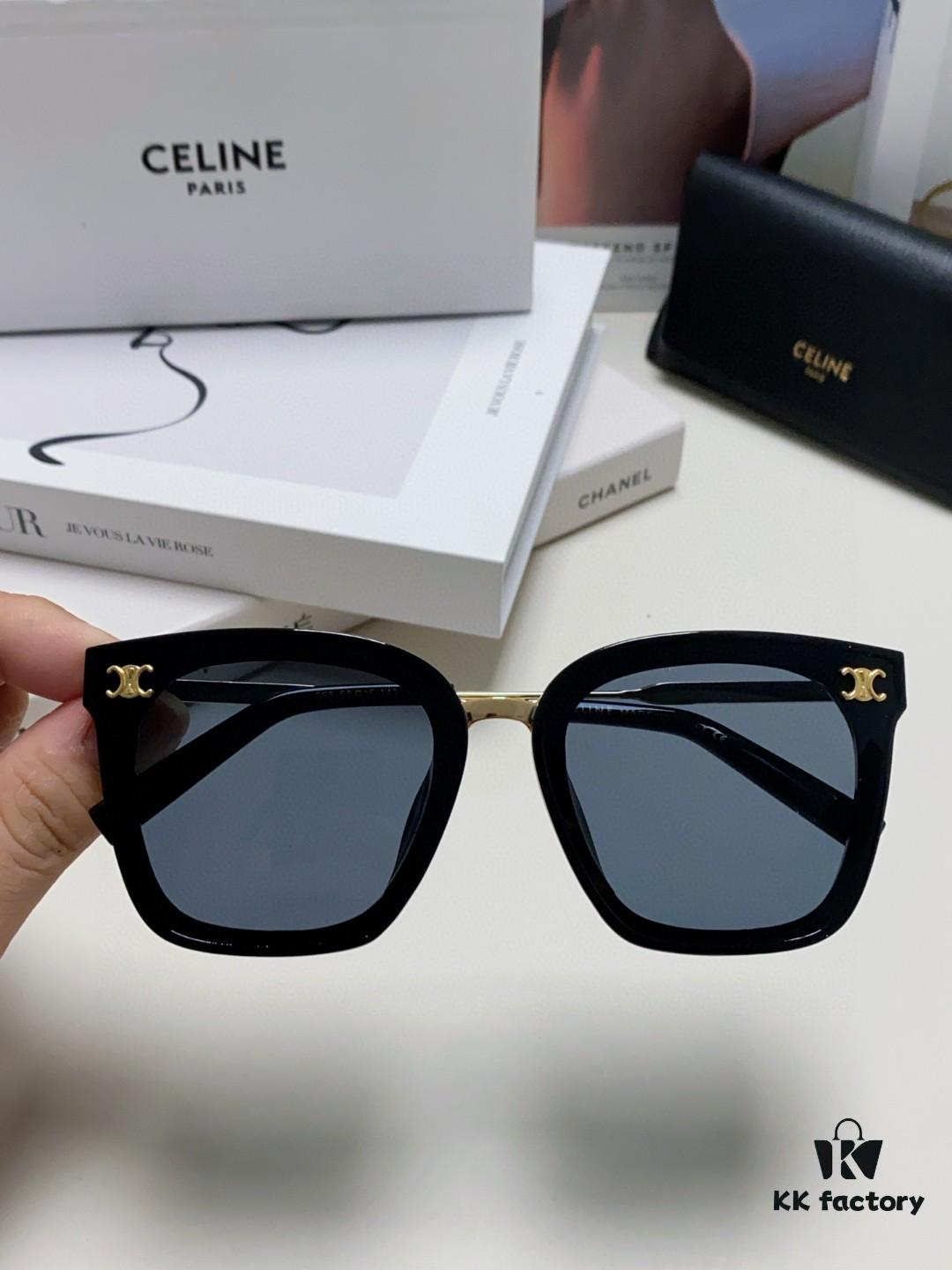 6931fad03a89a121ed54b988 Celine Women's UV-Protective Sunglasses, Anti-Glare, Slimming Design for Driving and Street Photography, Fashionable Ins Style Sun Glasses, Popular on Xiaohongshu