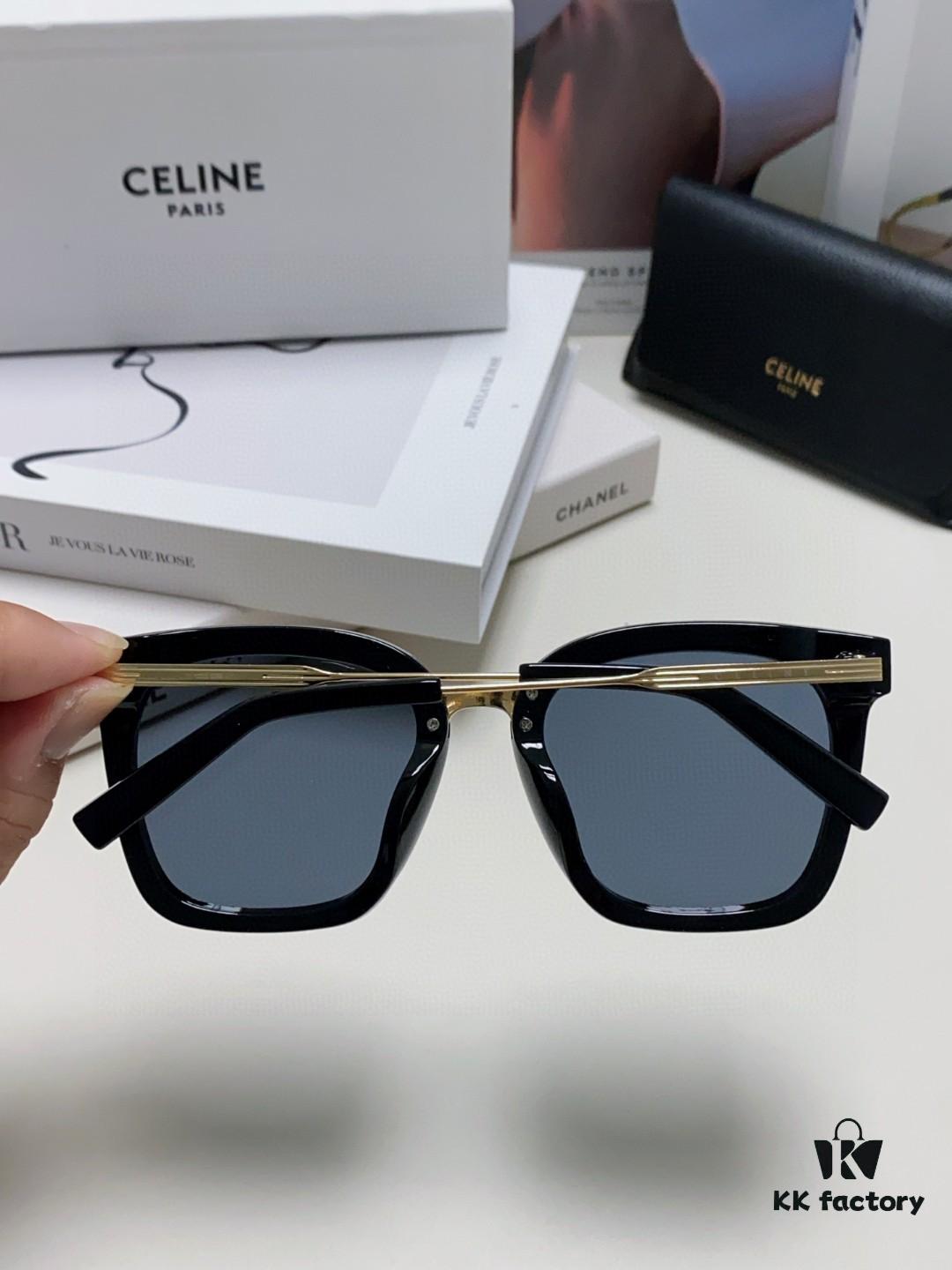 6931fad03a89a121ed54b989 Celine Women's UV-Protective Sunglasses, Anti-Glare, Slimming Design for Driving and Street Photography, Fashionable Ins Style Sun Glasses, Popular on Xiaohongshu