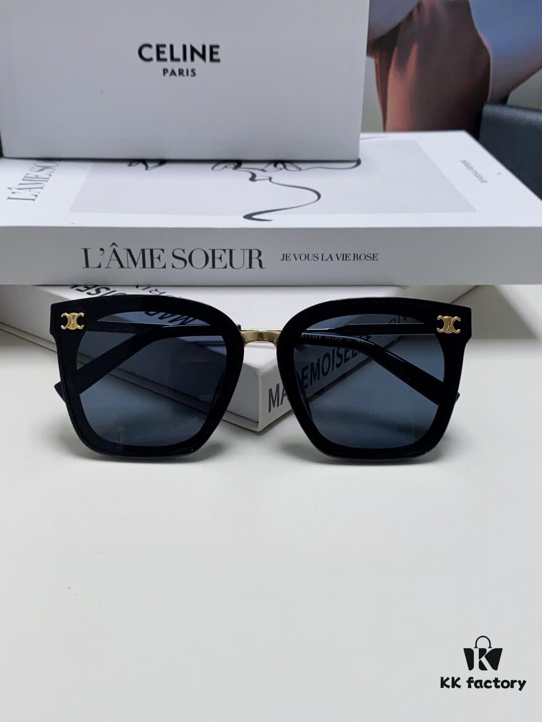 6931fad03a89a121ed54b98b Celine Women's UV-Protective Sunglasses, Anti-Glare, Slimming Design for Driving and Street Photography, Fashionable Ins Style Sun Glasses, Popular on Xiaohongshu