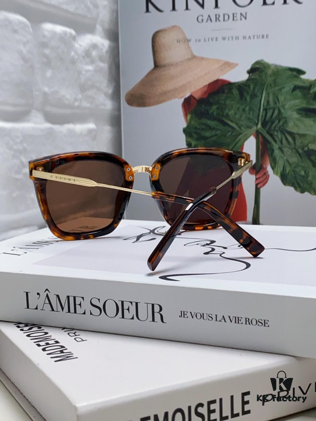 6931fad03a89a121ed54b992 Celine Women's UV-Protective Sunglasses, Anti-Glare Fashion Shades for Driving and Streetwear, Slimming Design, Instagram and Xiaohongshu Trendy Style