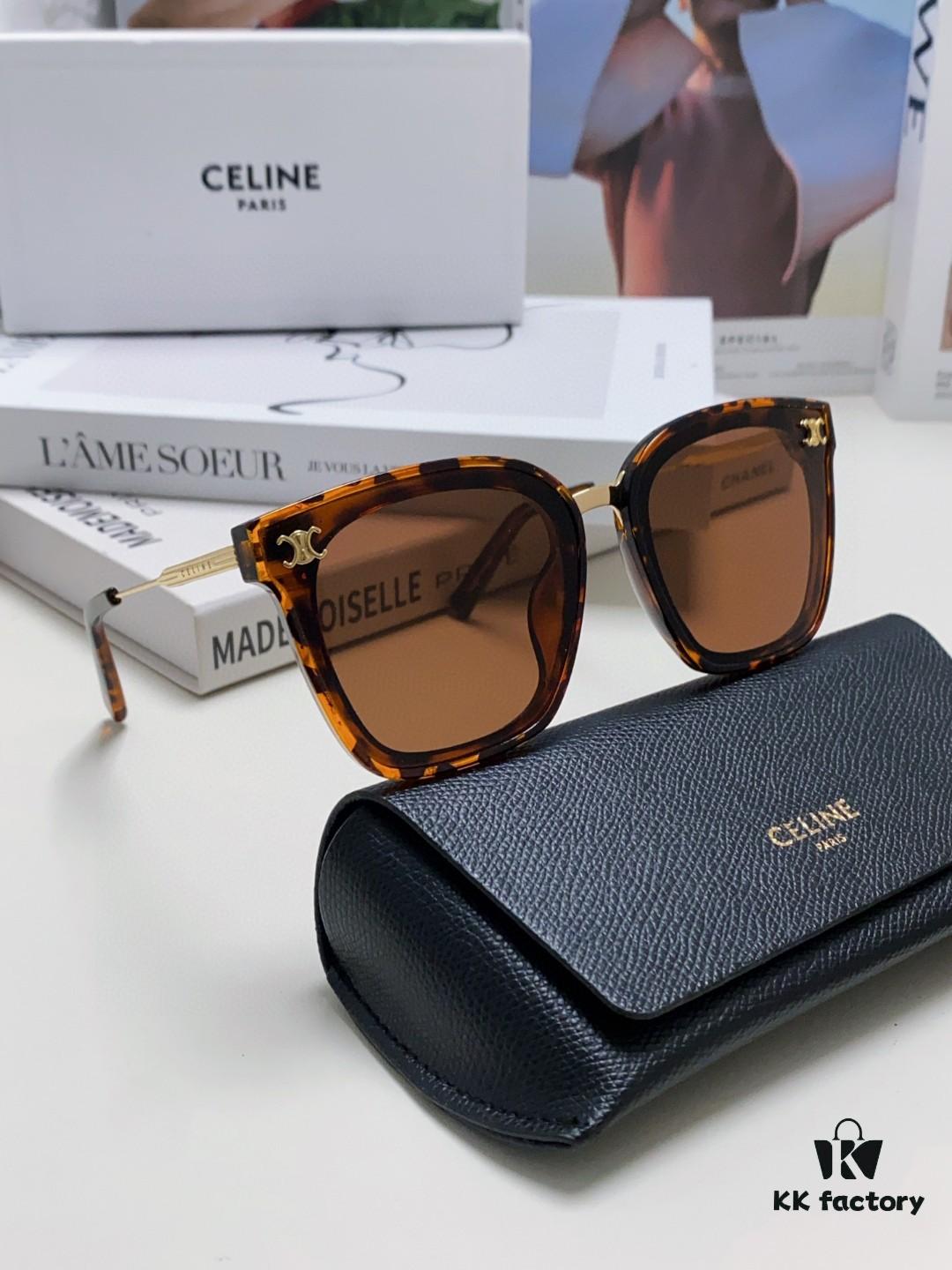 6931fad13a89a121ed54b997 Celine Women's UV-Protective Sunglasses, Anti-Glare Fashion Shades for Driving and Streetwear, Slimming Design, Instagram and Xiaohongshu Trendy Style