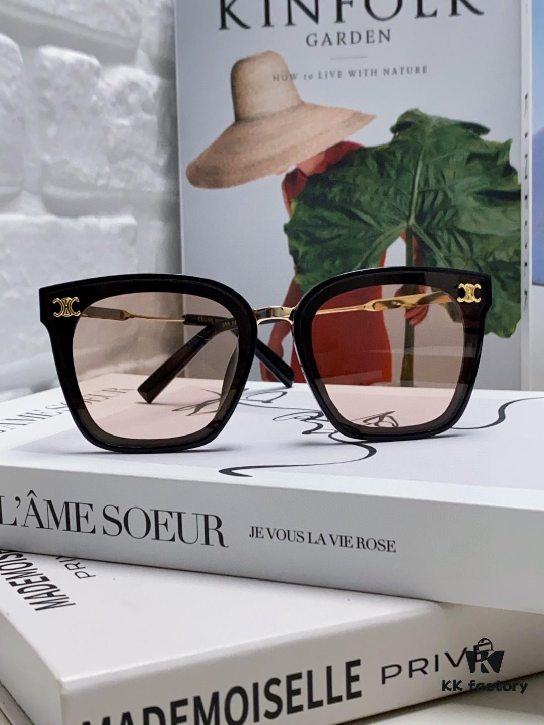 6931fad13a89a121ed54b99c Celine Women's UV-Protective Sunglasses, Anti-Glare Fashion Eyewear for Driving and Streetwear, Slimming Design, Instagram and Xiaohongshu Trendy Style