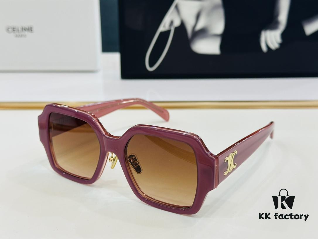 CELINE CL50131 Size: 53□20-145, Consistently Popular Style, European and American Fashion, Excellent Gloss, Strong Texture, Superior L Craftsmanship