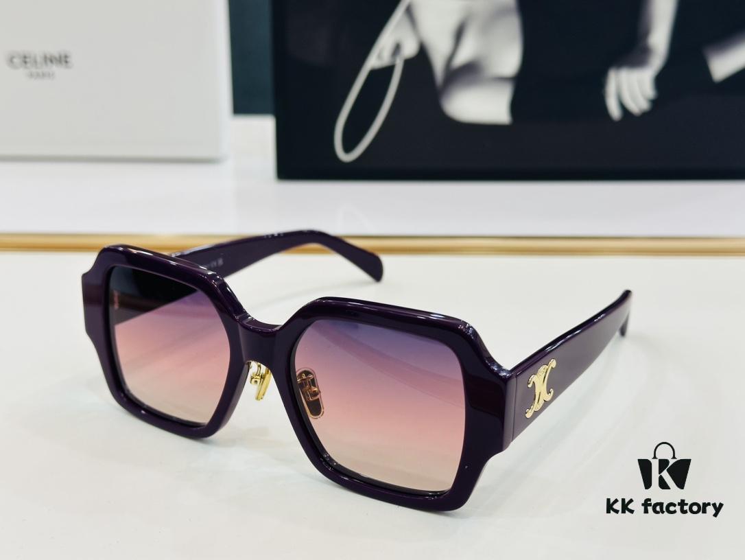 CELINE CL50131 Size: 53□20-145, Consistently Popular Style, European and American Fashion, Excellent Gloss, Strong Texture, Superior L Craftsmanship