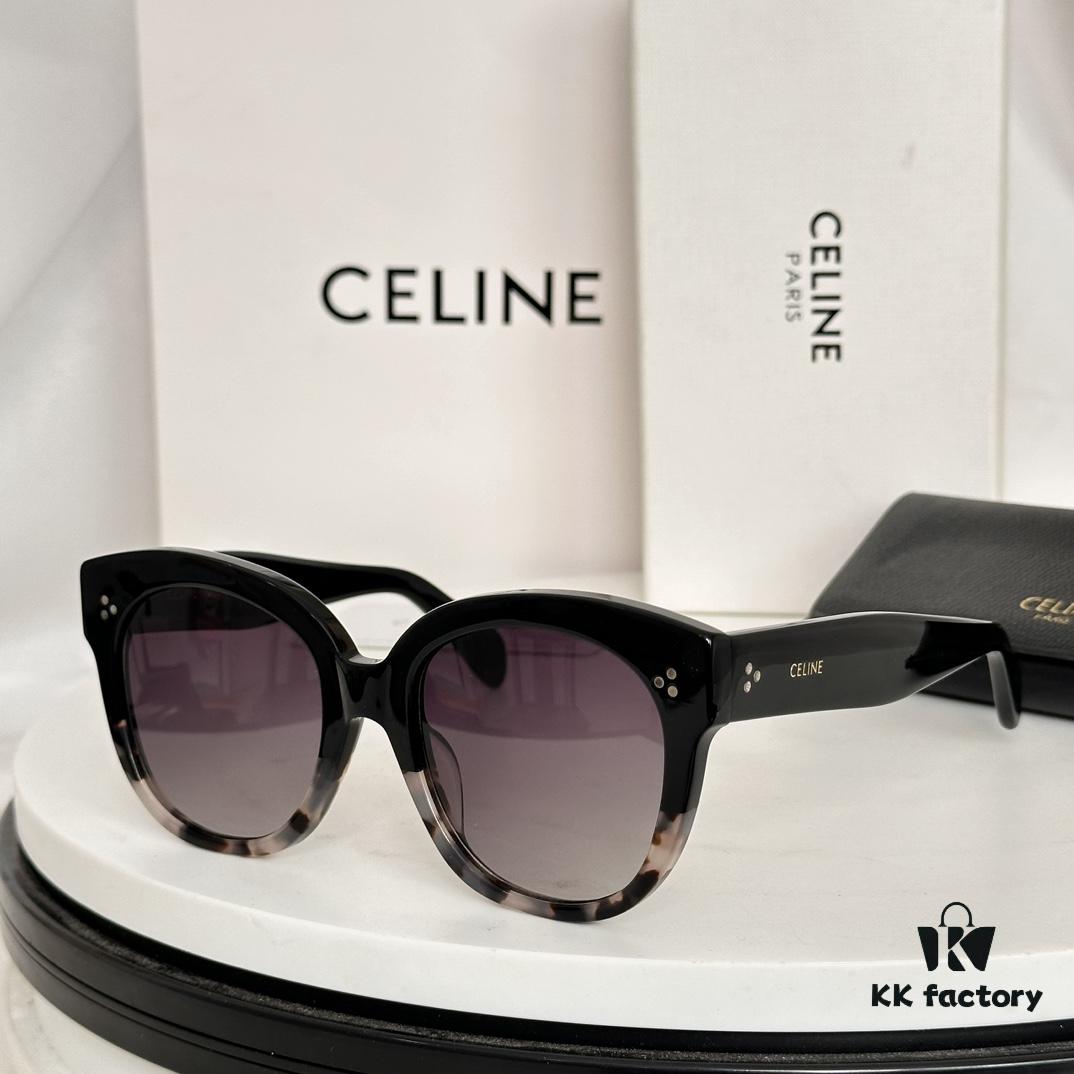 6931fad53a89a121ed54b9cd Timeless Classic High-Quality CELINE CL4002UN Two-Tone Acetate Frame with Strong Three-Dimensional Effect, Italian Imported Material, High-Definition Lenses, Stylish and Elegant, Versatile and Minimalist