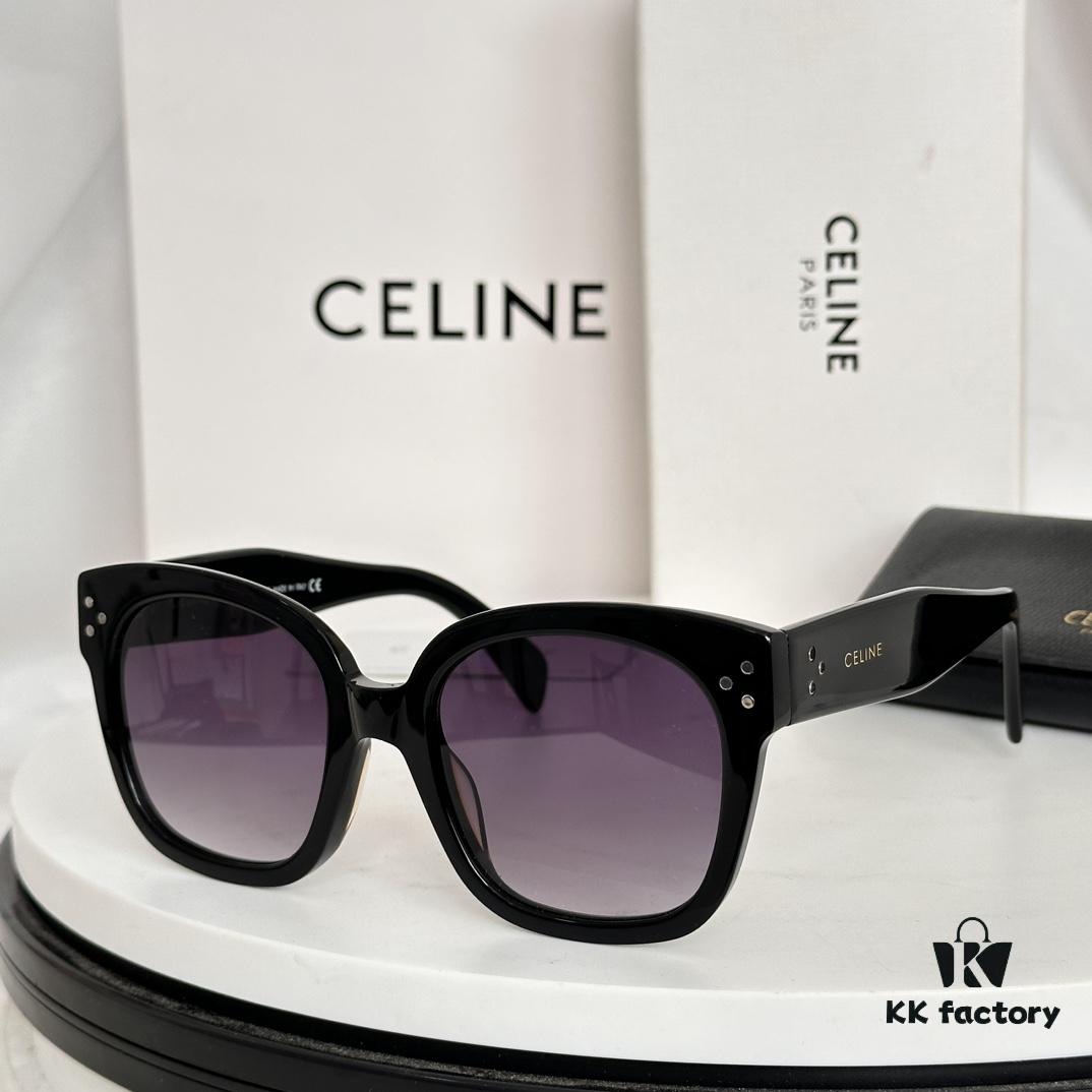 6931fad53a89a121ed54b9ce Timeless Classic High-Quality CELINE CL4002UN Two-Tone Acetate Frame with Strong Three-Dimensional Effect, Italian Imported Material, High-Definition Lenses, Stylish and Elegant, Versatile and Minimalist