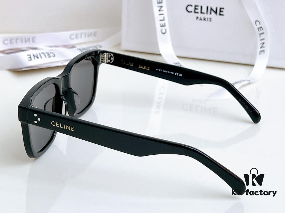 6931fad73a89a121ed54b9ea 120 CELINE High-Version Crystal Logo Non-Printed Sunglasses