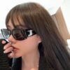6931fae33a89a121ed54ba8e CELINE 2024 New Runway Collection Same Style as Official Show, Popular Square Oversized Archetype Sunglasses Worn by Yang Mi, Stylish and Versatile Women's Sun Glasses