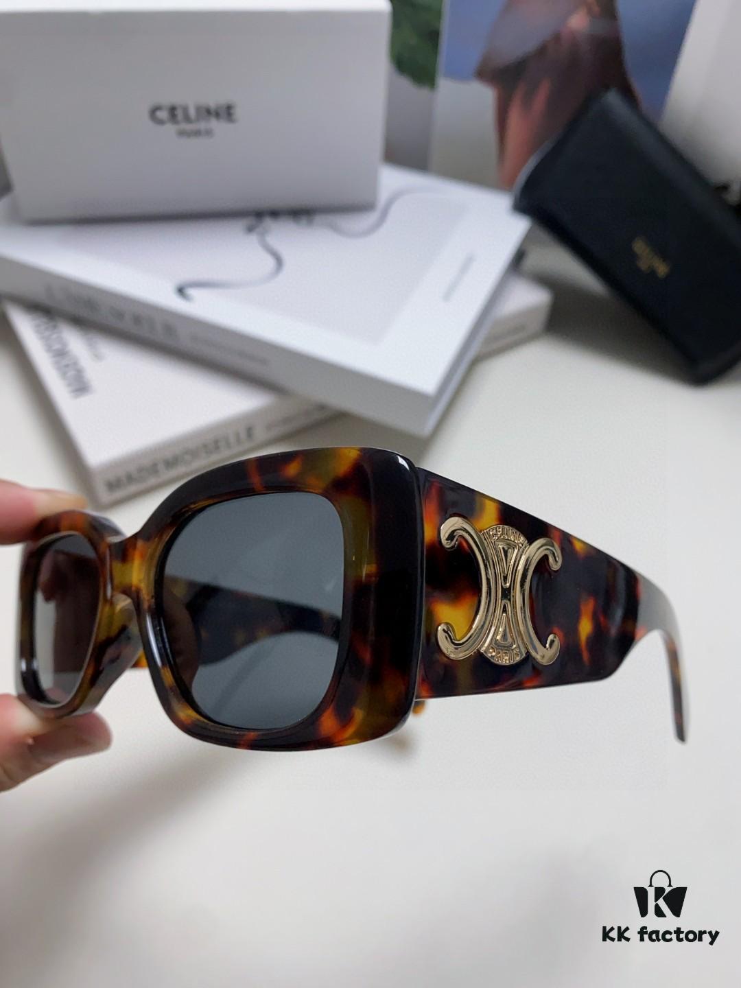 6931fae43a89a121ed54ba9e CELINE 2024 New Runway Official Same Style as Yang Mi, Versatile Oversized Square Archetype Sunglasses
