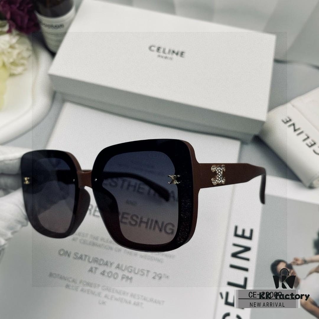 6931fae53a89a121ed54bab1 CELINE France TR90 Lightweight Sunglasses with Polarized Lenses, Model 22009