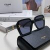 6931fae73a89a121ed54bac6 CELINE Red Book Popular Metal Logo Decorated Simple Frame Sunglasses