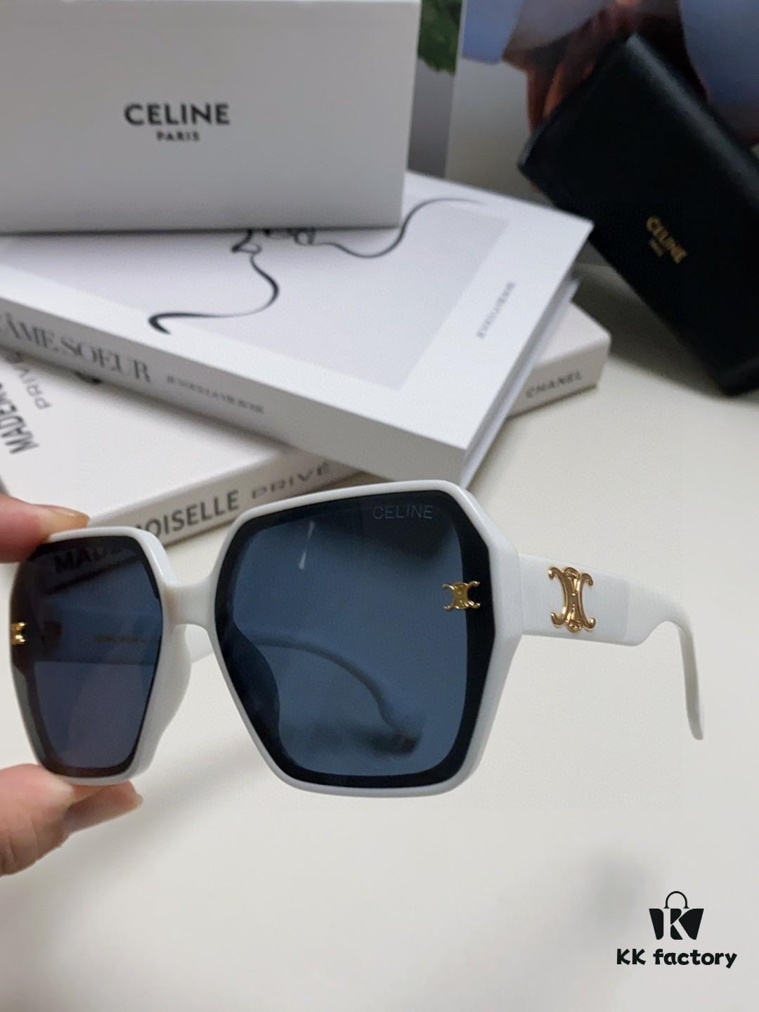 6931fae93a89a121ed54bae4 Celine 2024 New Arrival European and American Style Square Oversized Arch-Frame Sunglasses for Women, UV Protection Sun Glasses for Outdoor Wear
