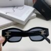6931faec3a89a121ed54bb05 Celine Lisa's Style Retro Triumph Arch Sunglasses for Women, New Trendy UV-Proof Slimming Luxury Sun Glasses, Black and Silver Mirror Shades