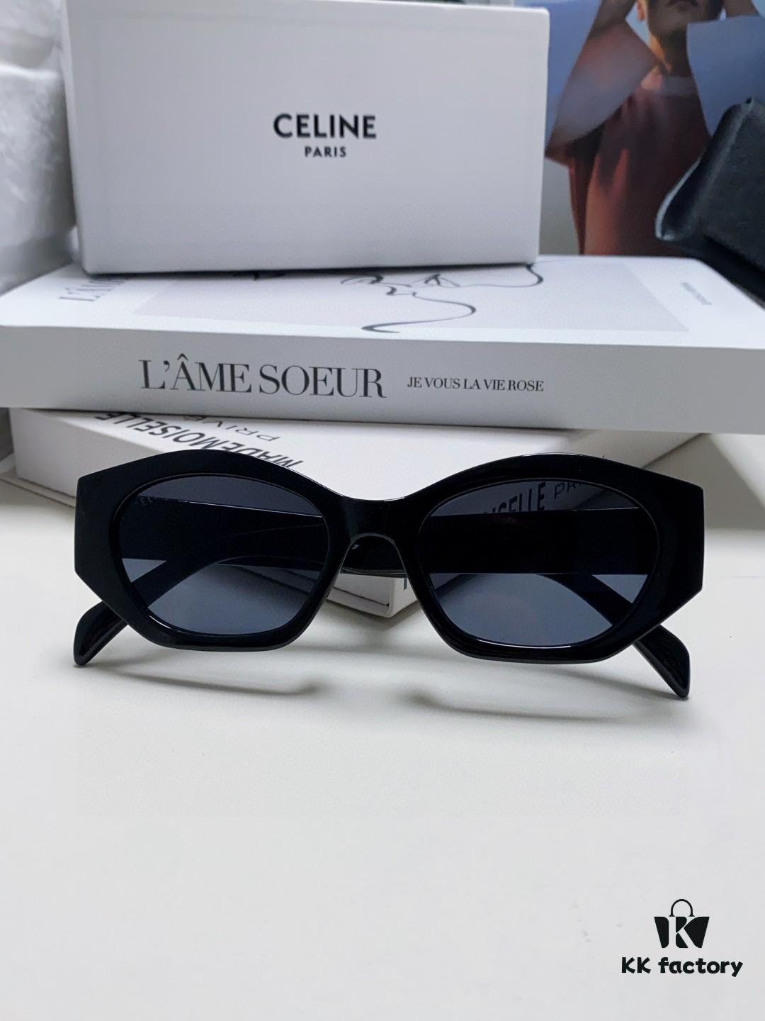 6931faed3a89a121ed54bb07 Celine Lisa's Style Retro Triumph Arch Sunglasses for Women, New Trendy UV-Proof Slimming Luxury Sun Glasses, Black and Silver Mirror Shades