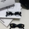 6931faed3a89a121ed54bb09 Celine Lisa's Style Retro Triumph Arch Sunglasses for Women, New Trendy UV-Proof Slimming Luxury Sun Glasses, Black and Silver Mirror Shades
