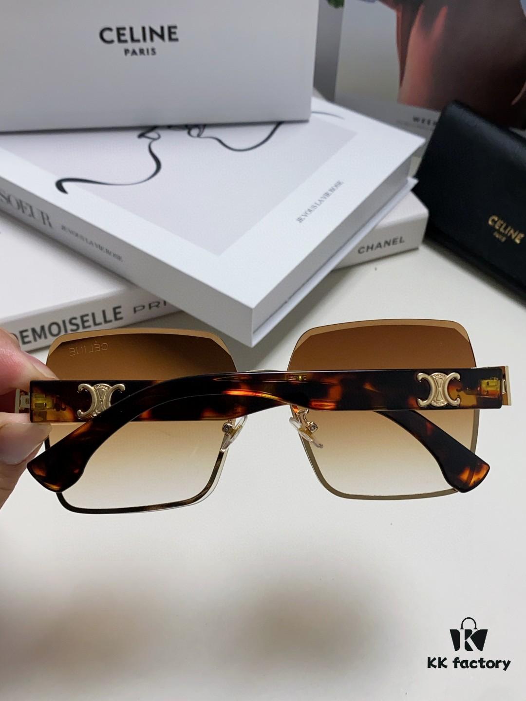 6931faef3a89a121ed54bb22 Celine Official Website Latest Top-Quality Edged Unisex Retro Square Sunglasses for Women and Men, Frameless UV Protection Stylish Slimming Sun Glasses with Premium Feel