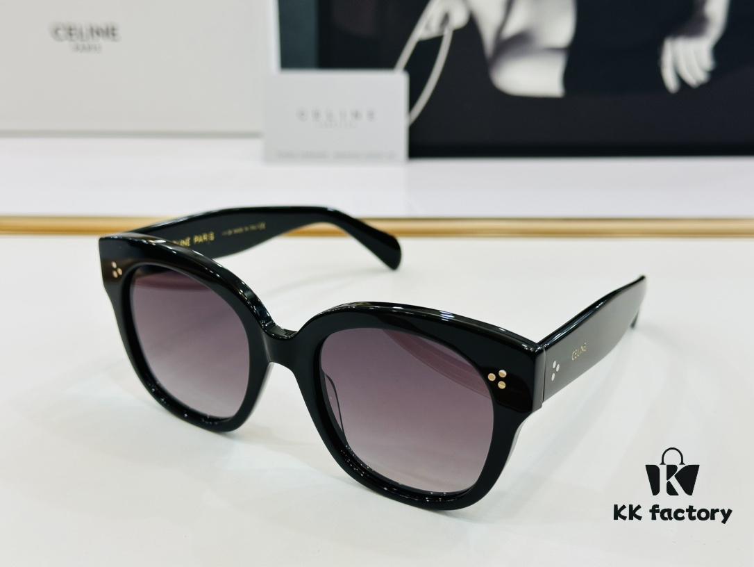 6931faf03a89a121ed54bb31 CELINE CL4002UN Size 52□21-145 High-Quality Acetate Fashion Sunglasses