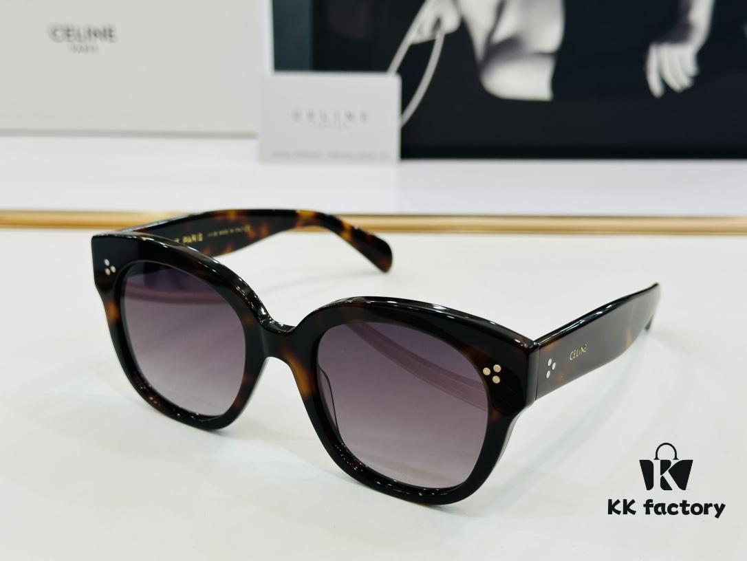 6931faf03a89a121ed54bb33 CELINE CL4002UN Size 52□21-145 High-Quality Acetate Fashion Sunglasses