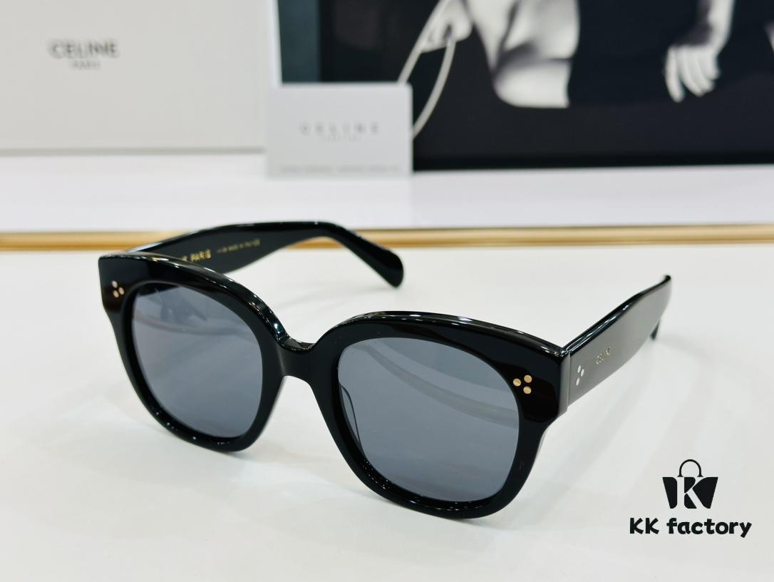 6931faf03a89a121ed54bb34 CELINE CL4002UN Size 52□21-145 High-Quality Acetate Fashion Sunglasses