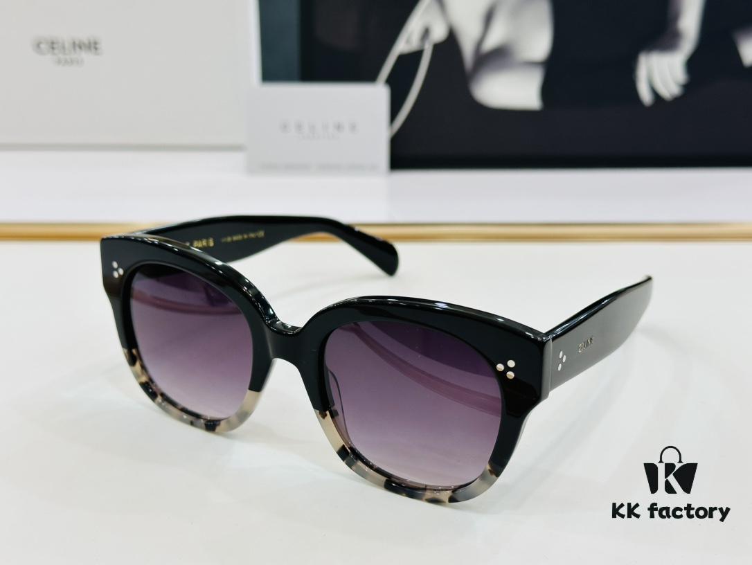 6931faf03a89a121ed54bb35 CELINE CL4002UN Size 52□21-145 High-Quality Acetate Fashion Sunglasses