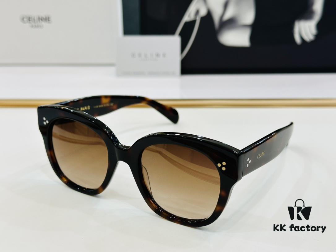 6931faf03a89a121ed54bb36 CELINE CL4002UN Size 52□21-145 High-Quality Acetate Fashion Sunglasses