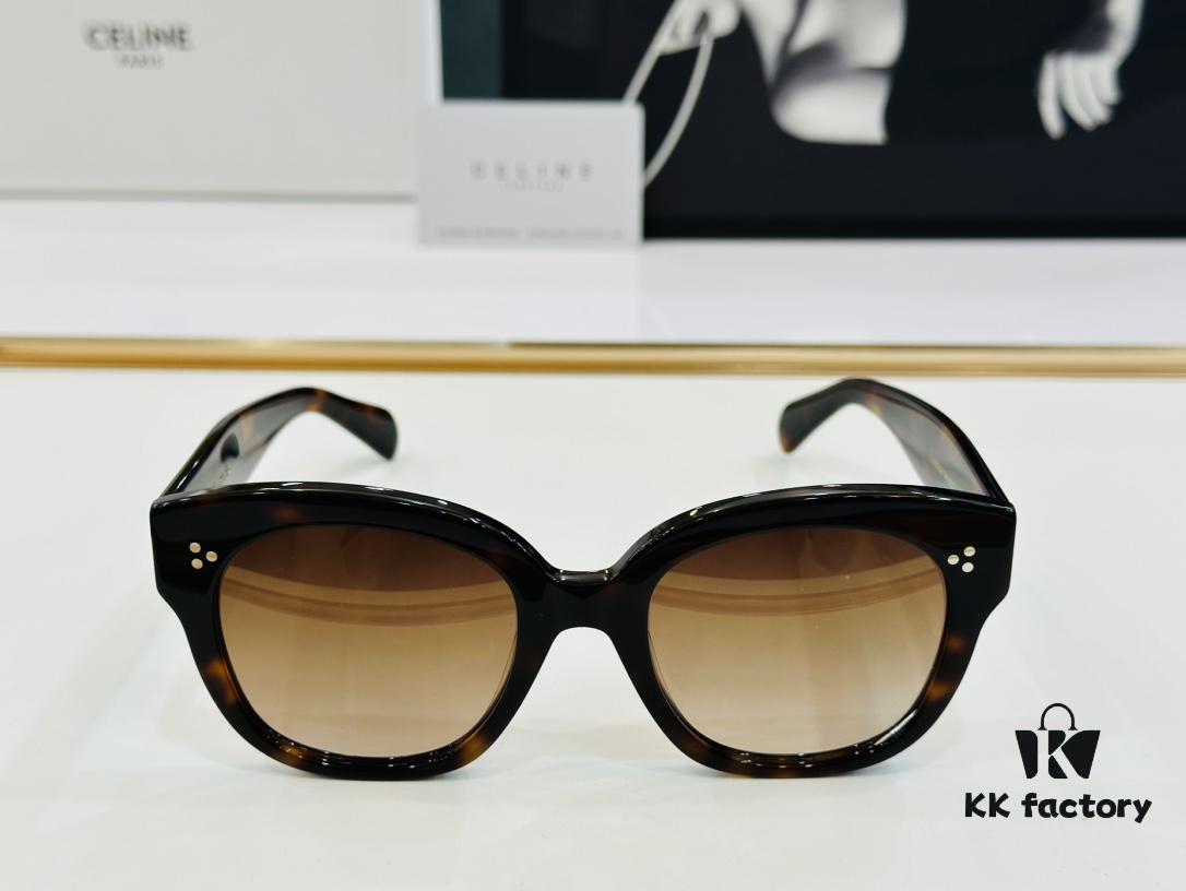 6931faf03a89a121ed54bb37 CELINE CL4002UN Size 52□21-145 High-Quality Acetate Fashion Sunglasses