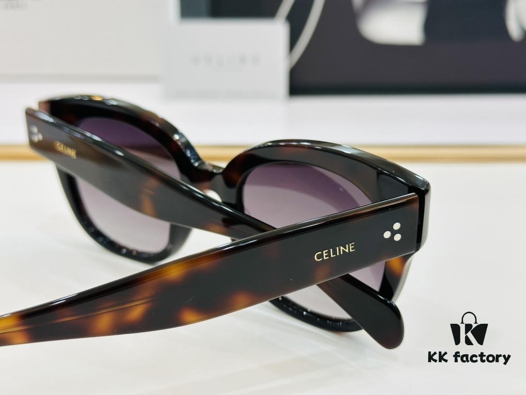 6931faf03a89a121ed54bb38 CELINE CL4002UN Size 52□21-145 High-Quality Acetate Fashion Sunglasses