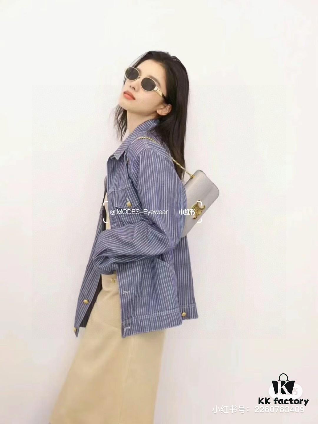 6931faf23a89a121ed54bb55 Lisa's Same Style - Celine Retro Round Frame Sunglasses, Known as 'Sailor Moon' or 'Arc de Triomphe' Model