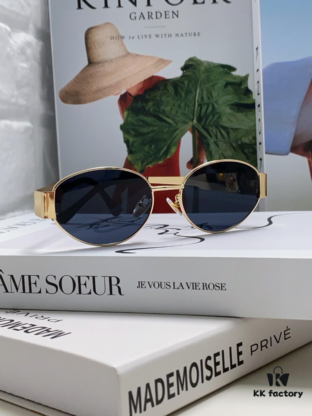 6931faf23a89a121ed54bb58 Lisa's Same Style - Celine Retro Round Frame Sunglasses, Known as 'Sailor Moon' or 'Arc de Triomphe' Model
